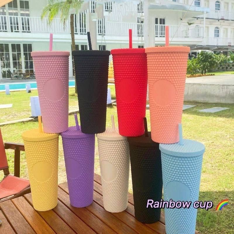 Cup with straw