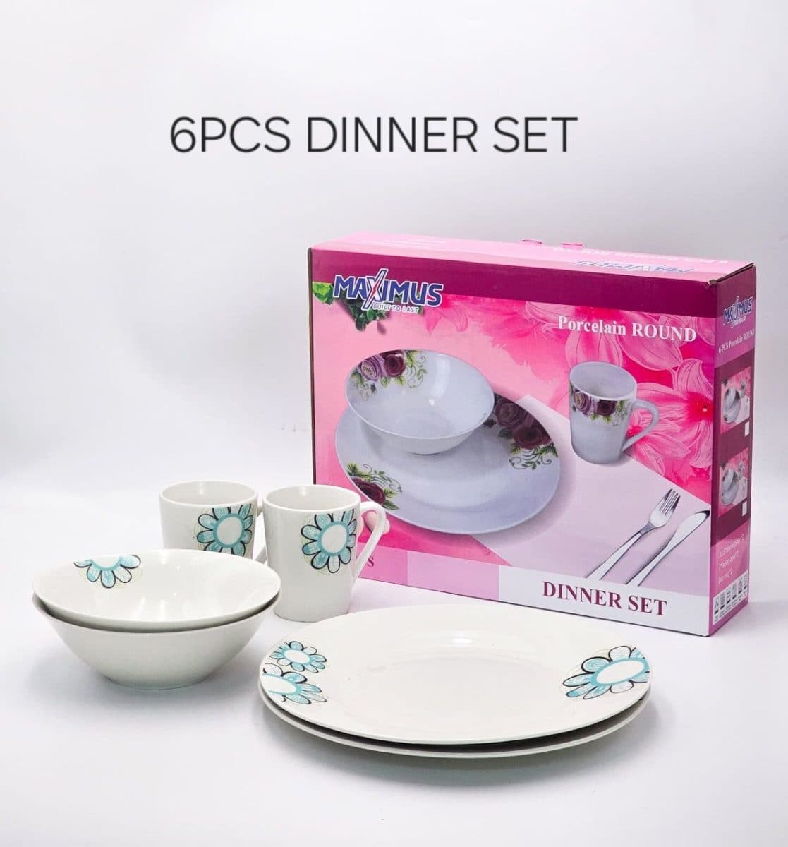 6pcs breakable Dinner set