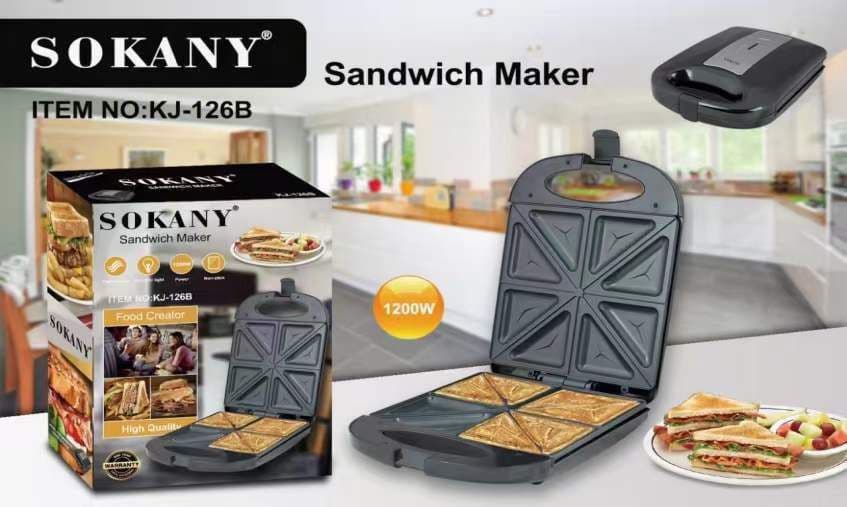 SOKANY 4 FACE TOASTER MACHINE